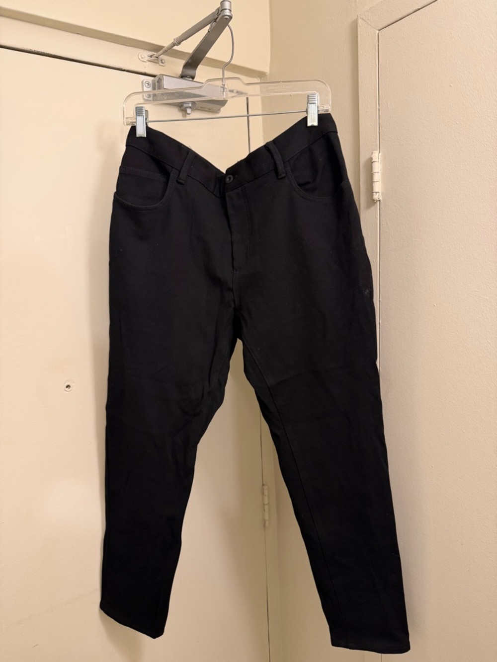 Zara Black Straight-Leg Trousers